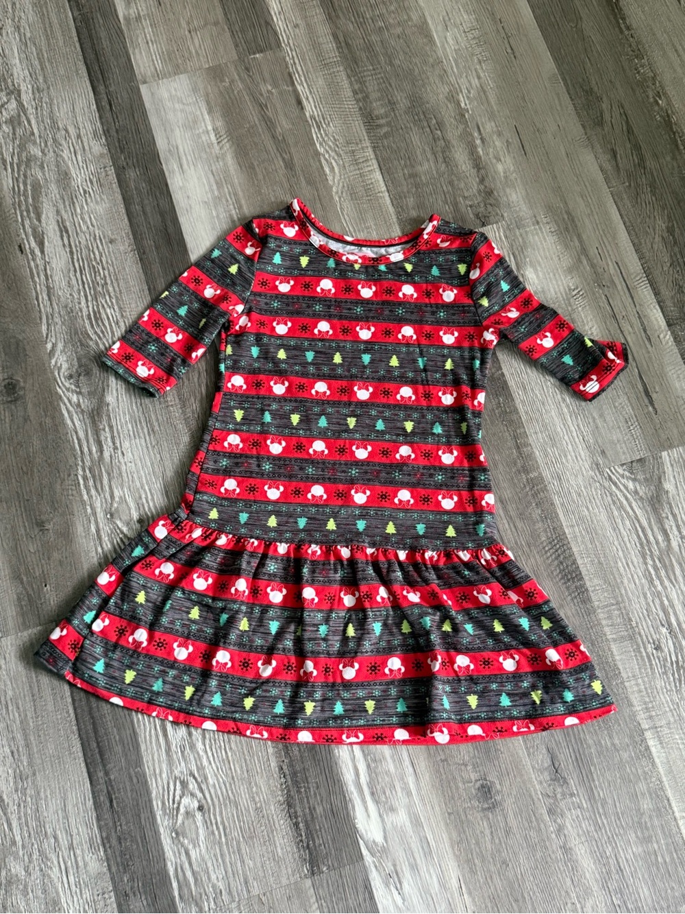 Disney Girls Minnie Mouse Holiday Dress size 6-6x